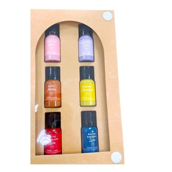 6 Coffee Shop Inspired Aroma Essential Oils Set - Picture 1 of 4